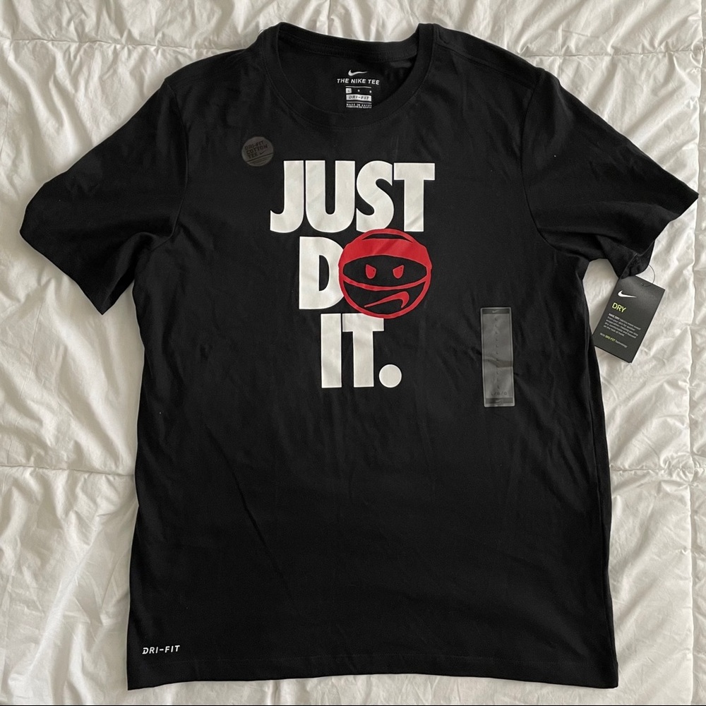 NIKE Just Do It Basketball Dri-fit Cotton Tee